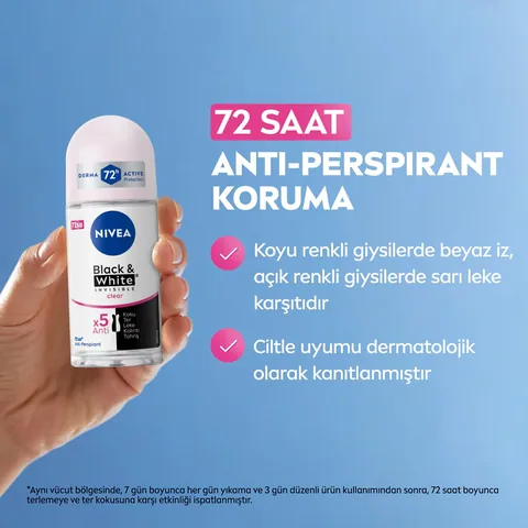 Genießen Sie fleckenfreien Schutz: Nivea Black-White Invisib