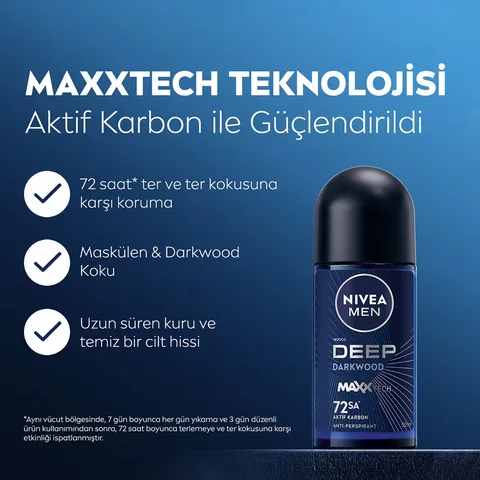 Nivea Men Deep Dimension Roll-On 50ml