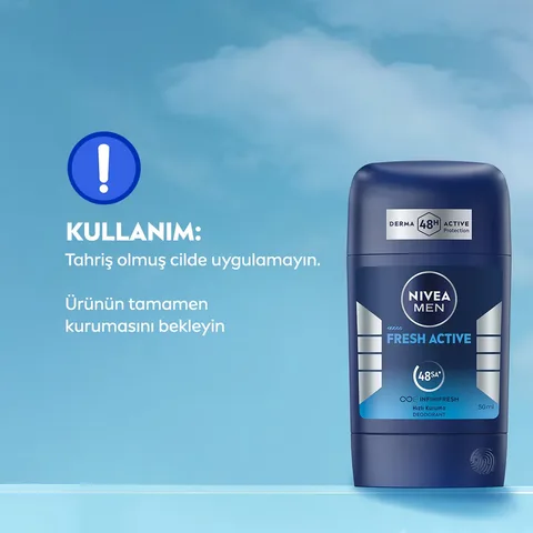 NIVEA مزيل عرق نيفيا مين فريش أكتيف ستيك 50 مل