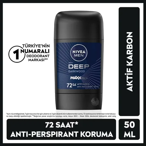 NIVEA مزيل عرق نيفيا للرجال ديب دايمنشن ستيك 50 مل