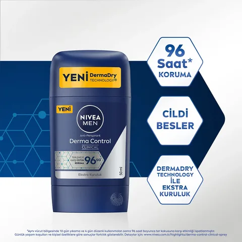 Дезодорант-стик Nivea Derma Protect Clinical для мужчин 50 мл