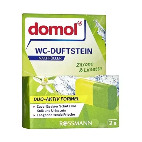 كتلة عطرية للمرحاض ليمون 2 × 40 غ من دومول Domol