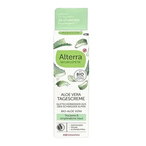 Alterra Vegane Tagescreme mit Aloe Vera & Gletscherwasser 50ml