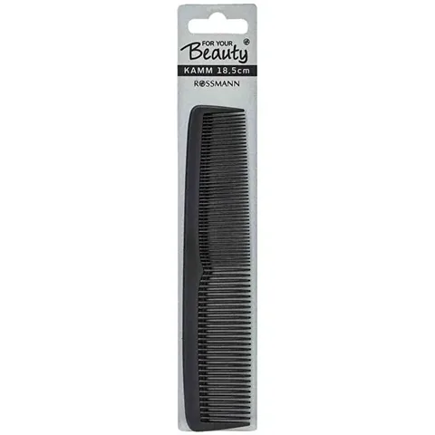 Schwarzer Stylingkamm 18,5 cm von For Your Beauty - Elegant & Langlebig