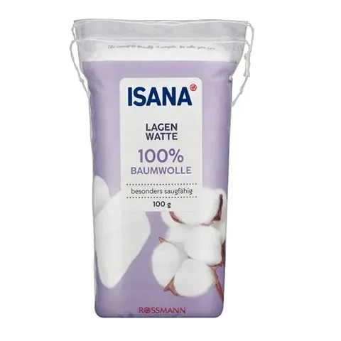 Isana قطن إيزانا لجميع أنواع البشرة 100 جرام