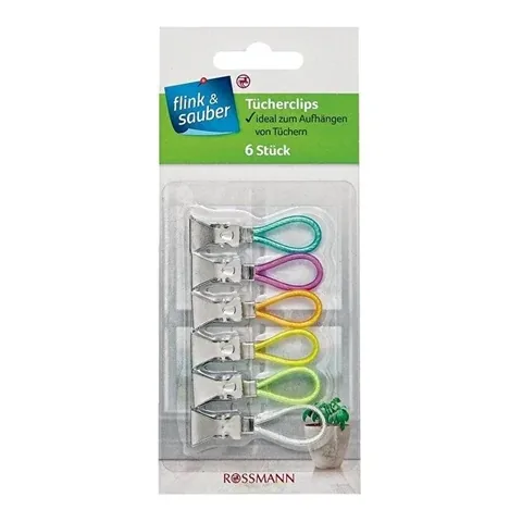 Flink & Sauber 6er-Pack Serviettenclips - Elegante Tischdekoration