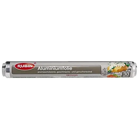 Rubin 30m Aluminiumfolie - Langlebig, Hitzebeständig & Vielseitig