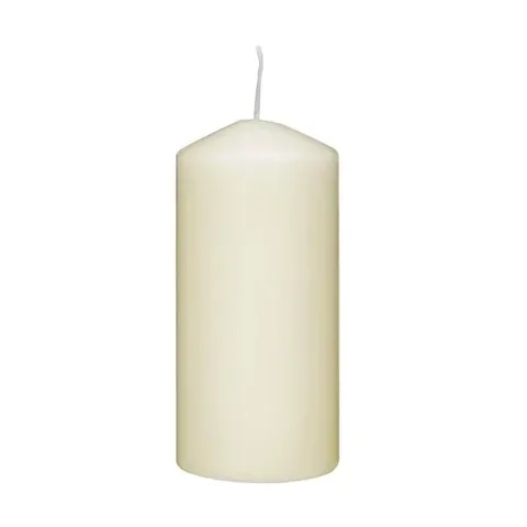 Rubinlicht 150mm Zylinderkerze - Champagner