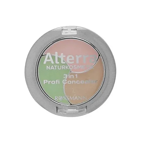 Alterra 3in1 Concealer: Grün, Pink & Beige - Bio-Formel