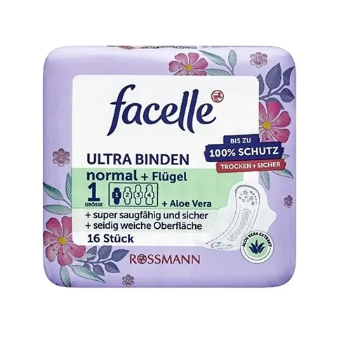 Facelle Ultra Normal Flügelbinden 16 Stück