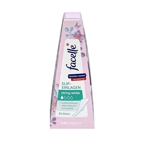 Facelle Daily Pads 30 Stück für String-Tanga - Super Dünn & Geruchsfrei