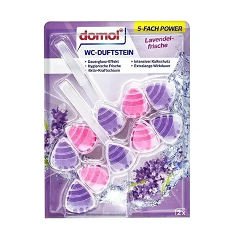 Domol دومول معطر مرحاض برائحة اللافندر، قطعتان، ٥٥ غرام