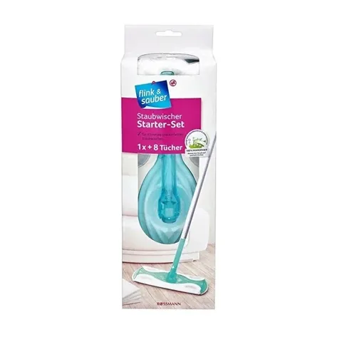 Mikrofaser Bodenstaubset für Zuhause und Büro von Flink & Sauber