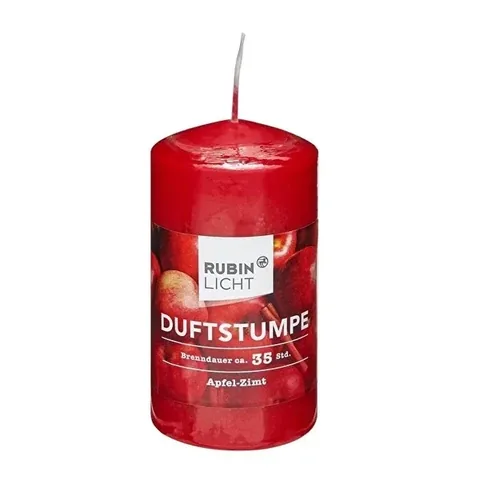 Rubin Licht Apfel-Zimt Duftkerze