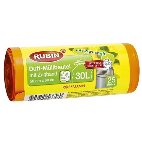 Rubin Müllsäcke mit Zitronenduft 50x60cm