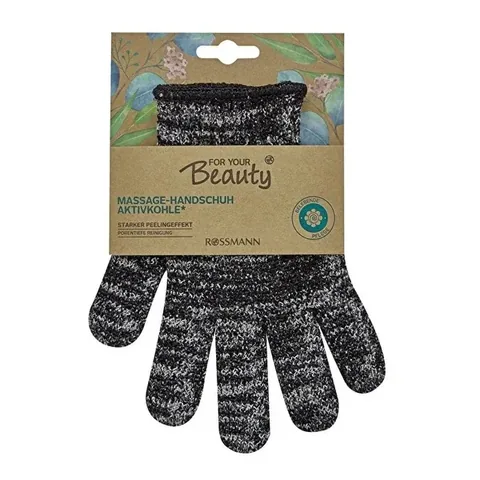 Перчатка для массажа с активированным углем 1 шт от For Your Beauty