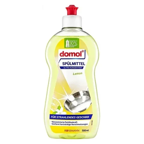 Domol Zitronen Geschirrspülmittel - Konzentrierter Entfetter 500ml
