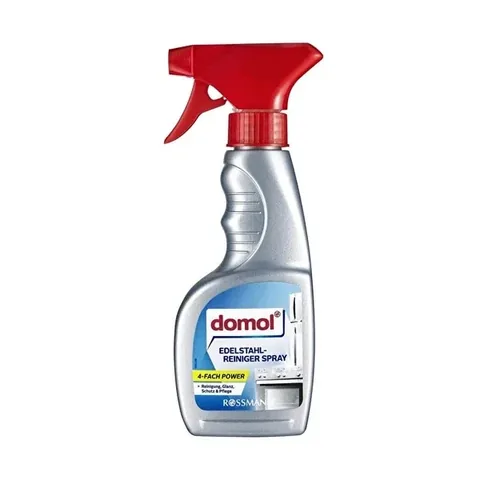 Domol 250ml Edelstahl- und Silberreiniger Spray - Streifenfreier Glanz