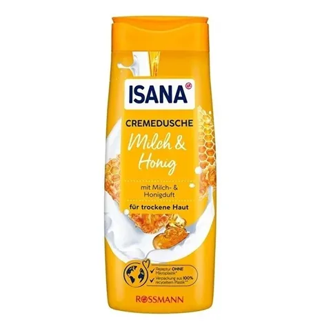 Isana Creamy Shower Gel Milk & Honey 300 ml