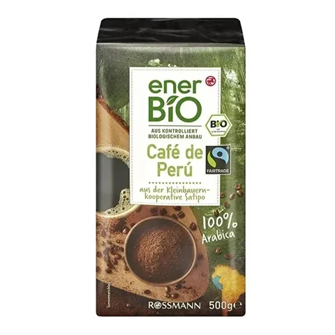 Органическое кофе Enerbio Кафе де Перу молотое 500 г