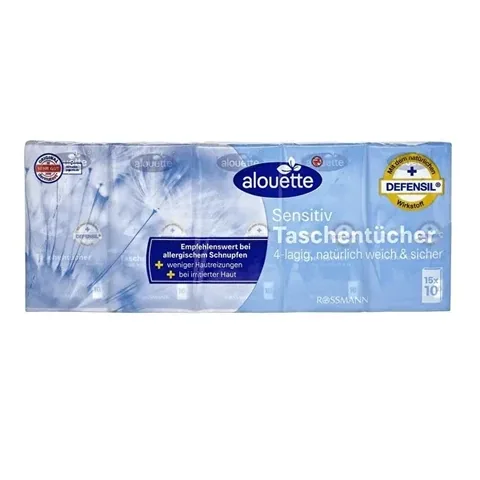 Alouette 15x10 Tissue - 4-lagig, empfindliche Haut