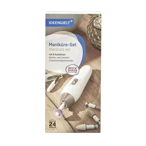 Набор для маникюра и педикюра Ideenwelt Best Basics 1 шт розовое золото