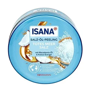 Isana Veganes Kokosnuss Körperpeeling mit Macadamiaöl 300g