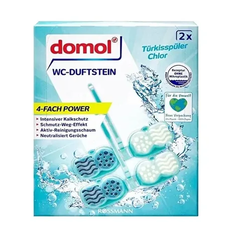 Domol WC-Block 96g - Frischer Duft, Kalkschutz
