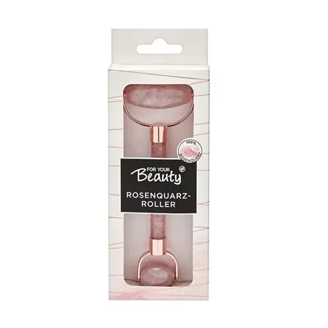 Розовый кварцевый роллер двойной 1 шт от For Your Beauty