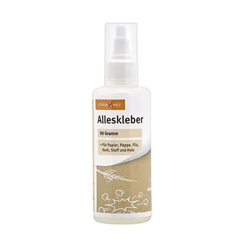 Schreibwelt Alleskleber 90g für Papier, Stoff und Holz