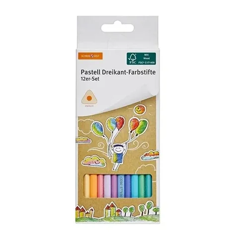 Schreibwelt Pastellkreiden Set