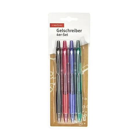 Schreibwelt Gelstifte Set von 4