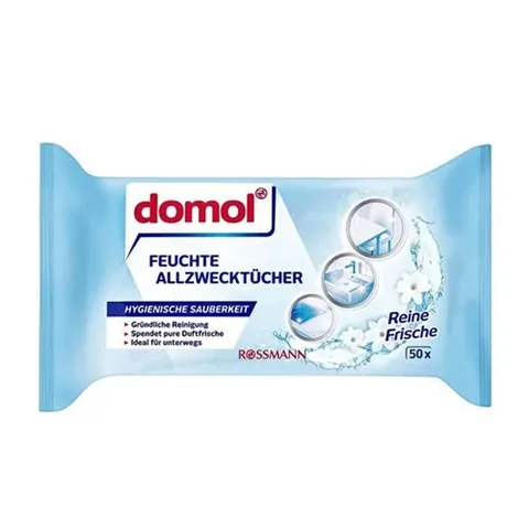 Domol Allzweck-Oberflächenreinigungstücher - 50 Stück