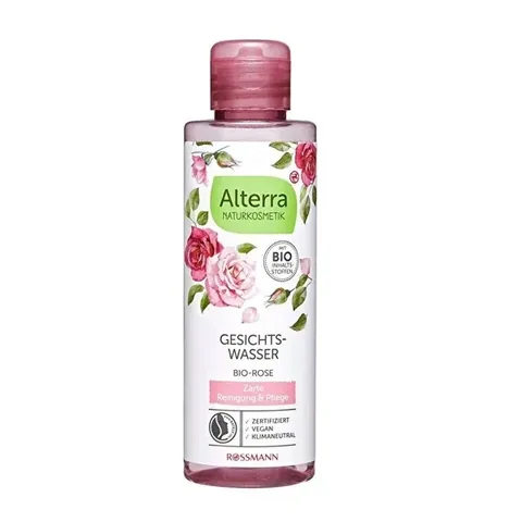 Alterra Veganes Rosenwasser mit Aloe Vera - 150 ml