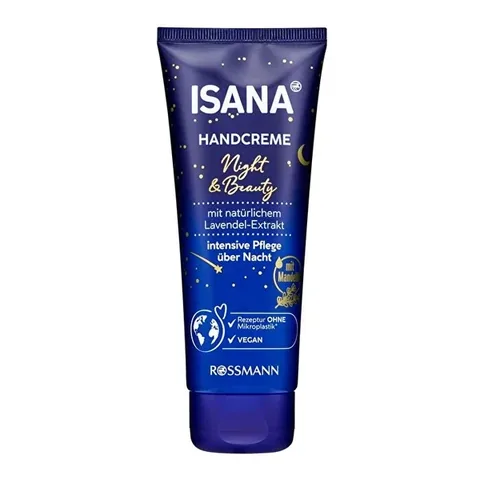 Isana كريم اليدين الليلي والجمال من إيزانا تيوب 100 مل