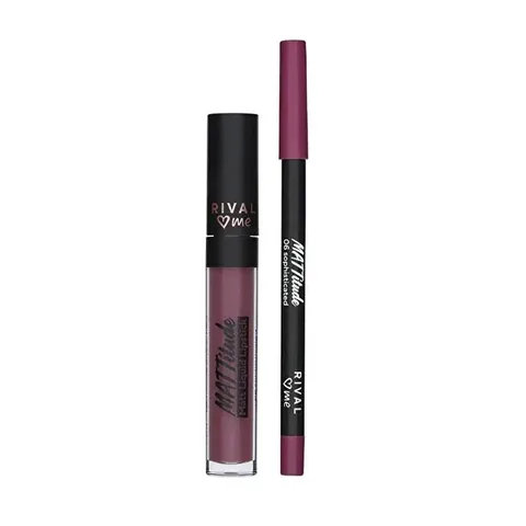 Rival Loves Me Mattitude Matte Lippenstift & Bleistift Duo Set