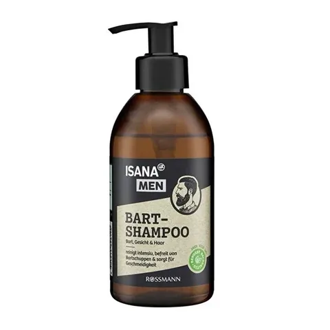 Isana Men Premium Bartpflege Shampoo mit Guarana 250ml