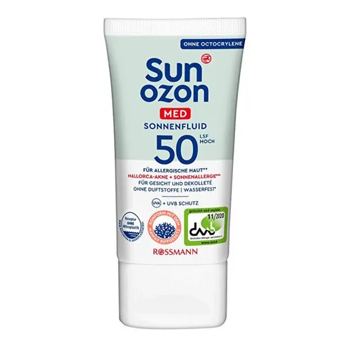 SunOzon Med Spf 50 Sunscreen Face Cream 50 ml