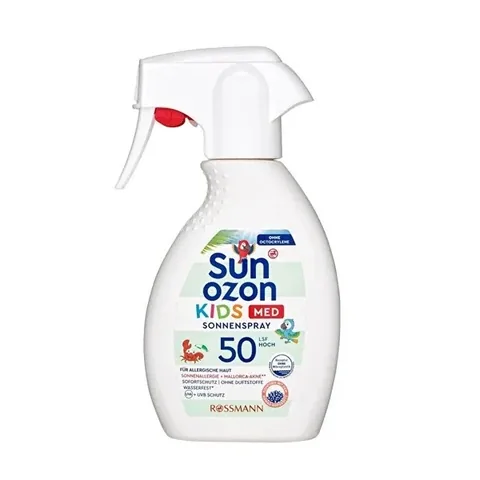 Солнцезащитный спрей для детей Sunozon MED 50 SPF для чувствительной кожи 250 мл