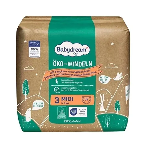 Babydream Diaper Eco 3 Size 32 pcs 32 pcs
