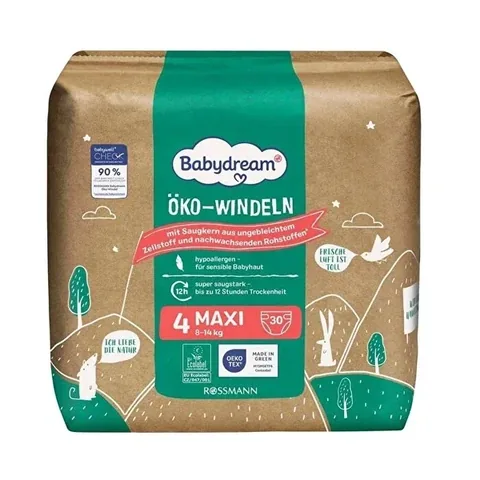 Babydream Diaper Eco Size 4 30 pcs 1 pcs