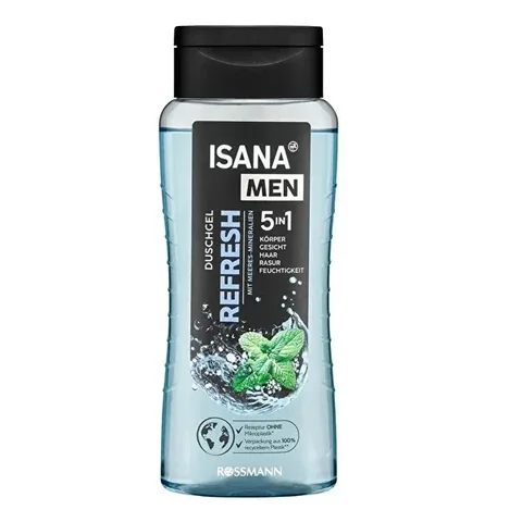 Isana Men Shower Gel 5 in 1 Refresh 300 ml