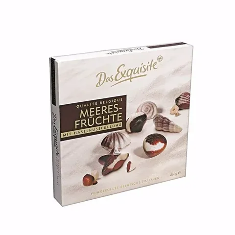 Belgische Haselnussfüllung Pralinen - Das Exquisite 250g