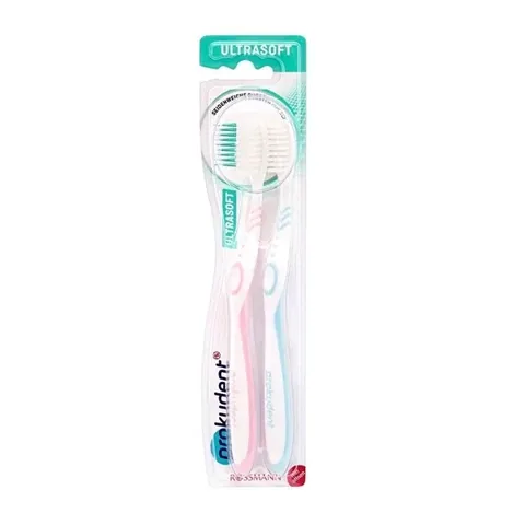 Prokudent Ergonomische Mikrofeine Zahnbürste Duo für sanfte Reinigung