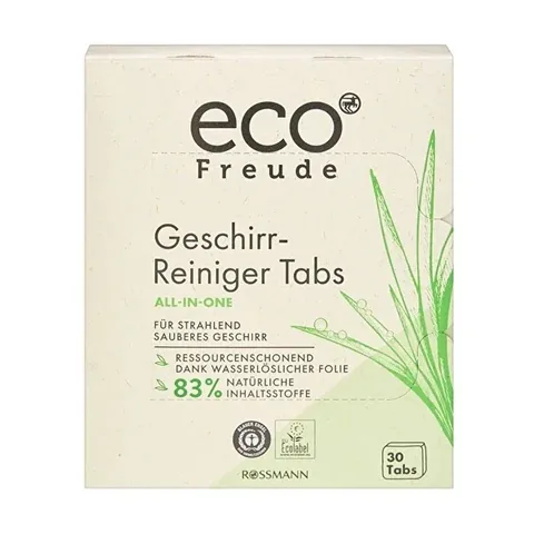 Eco Freude Geschirrspültabs - Umweltfreundlich, 30 Stück