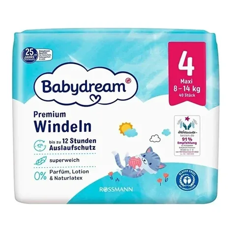 Babydream Diaper 4 Size 40 Pcs