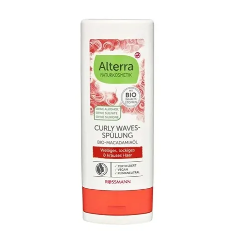 Alterra Vegan Macadamiaöl Conditioner für lockiges Haar 200ml