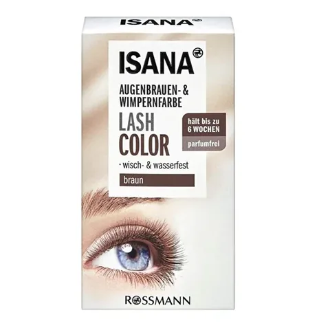 Isana صبغة رموش وحواجب إيزانا باللون البني 10 مل