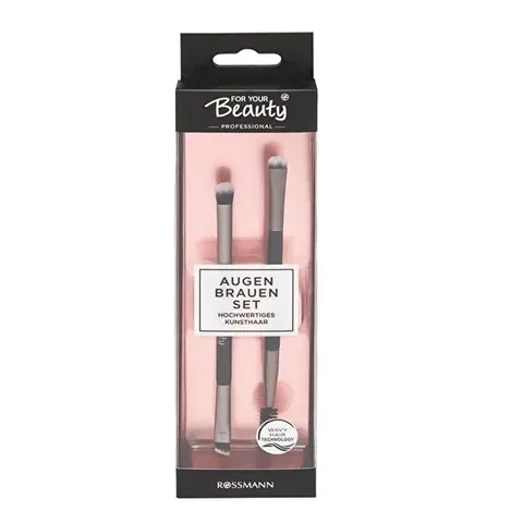 For Your Beauty Vegan Augenbrauen-Make-up Set mit Pinseln