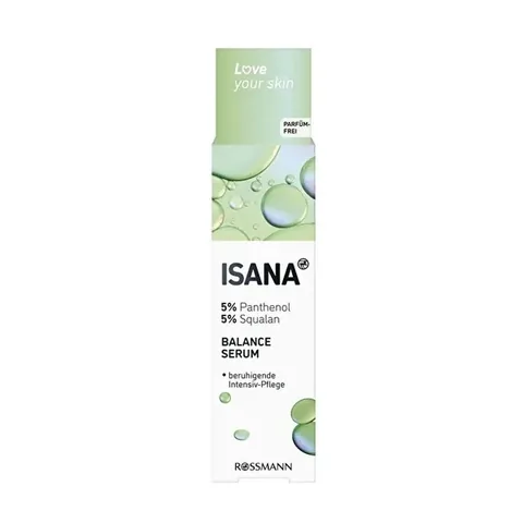 Сыворотка для кожи Isana Love Your Skin Баланс с пантенолом и скваланом 30 мл
